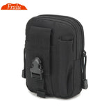 FRALU Men Tactical Molle Pouch Belt Waist Pack Bag Small Pocket