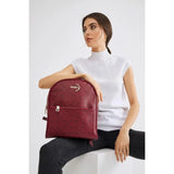Turkish Leather Women's Backpack for Daily Use