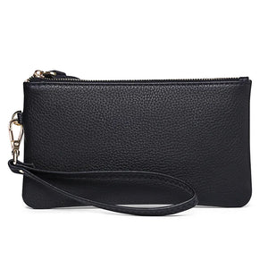 RFID Blocking Cowhide Women's Clutch Phone Bag