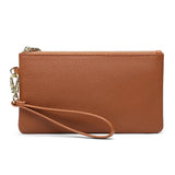 RFID Blocking Cowhide Women's Clutch Phone Bag
