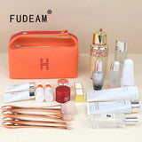 Canvas Women Cosmetic Bag Toiletry Storage Handbag Waterproof Multifun