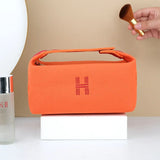 Canvas Women Cosmetic Bag Toiletry Storage Handbag Waterproof Multifun