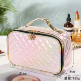 Argyle Portable Women Cosmetic Bag Multifunction Waterproof Travel Storage