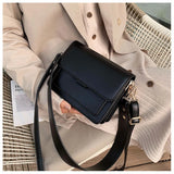 Women's Flap Crossbody Bag PU Leather Messenger Bag