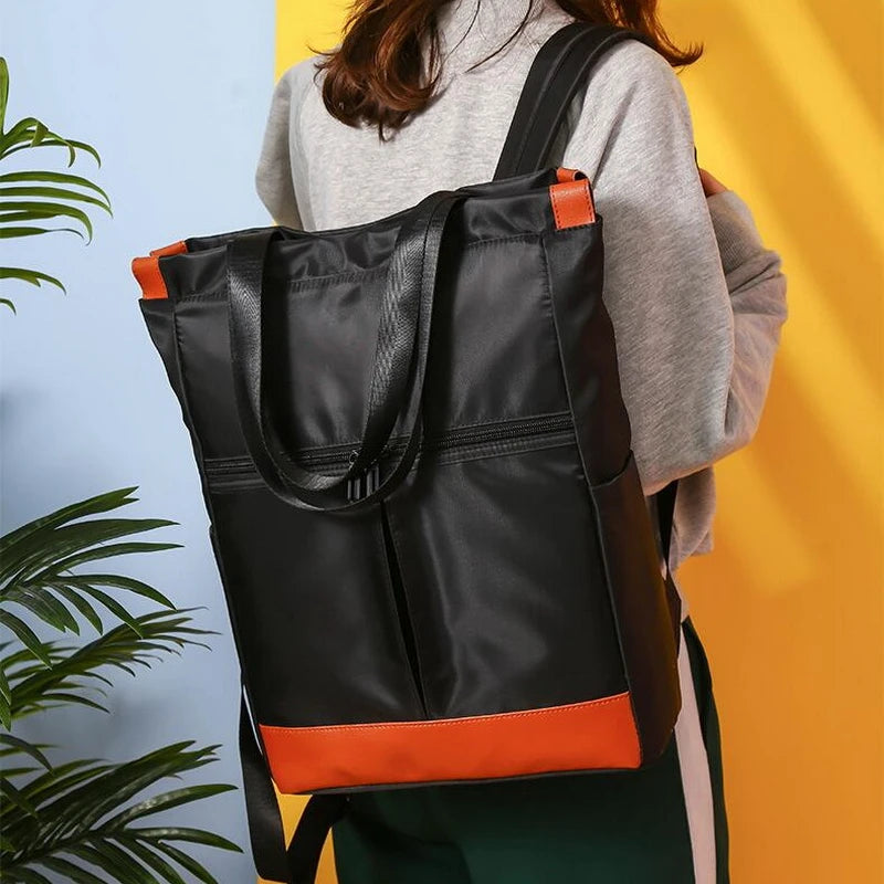Waterproof Oxford Laptop Backpack Large Capacity Shoulder Bag