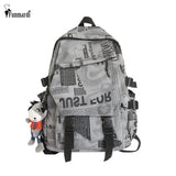 Waterproof Nylon School Backpack Men Women Travel Bags