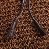 Women's Shoulder Straw Beach Travel Bag