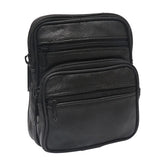 Men's Waterproof Mobile Phone Waist Bag Leather Belt Sheepskin
