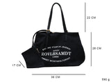 Fashion Canvas Bag Women Large Shopping Bag High Canvas Shoulder Bags