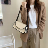 Crocodile Pattern Women Small Square Shoulder Bag PU Leather Female Underarm Bag