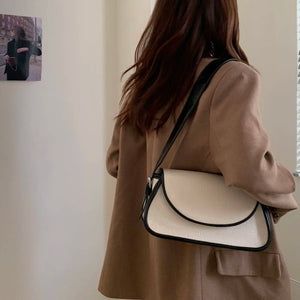 Crocodile Pattern Women Small Square Shoulder Bag PU Leather Female Underarm Bag