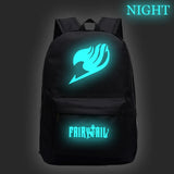 Fairy Tail Teens Luminous Backpack Travel Shoulder Rucksack