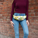 Faleto Fanny Pack Snakeskin Print Waist Bag Music Travel Hip Pack