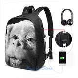 Falkor Luck Dragon USB Charge Backpack Cosmetic Travel Bag