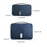 Family Passport Wallet Waterproof Travel Document Organizer