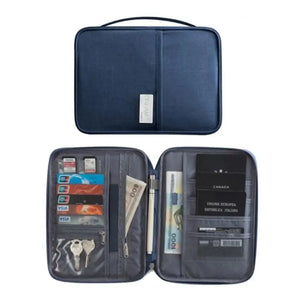 Family Passport Wallet Waterproof Travel Document Organizer