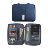 Family Passport Wallet Waterproof Travel Document Organizer