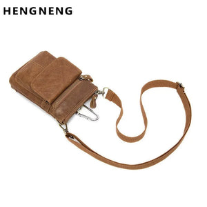 Men Leather Shoulder Bag Crossbody Business Messenger Briefcase