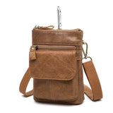 Men Leather Shoulder Bag Crossbody Business Messenger Briefcase