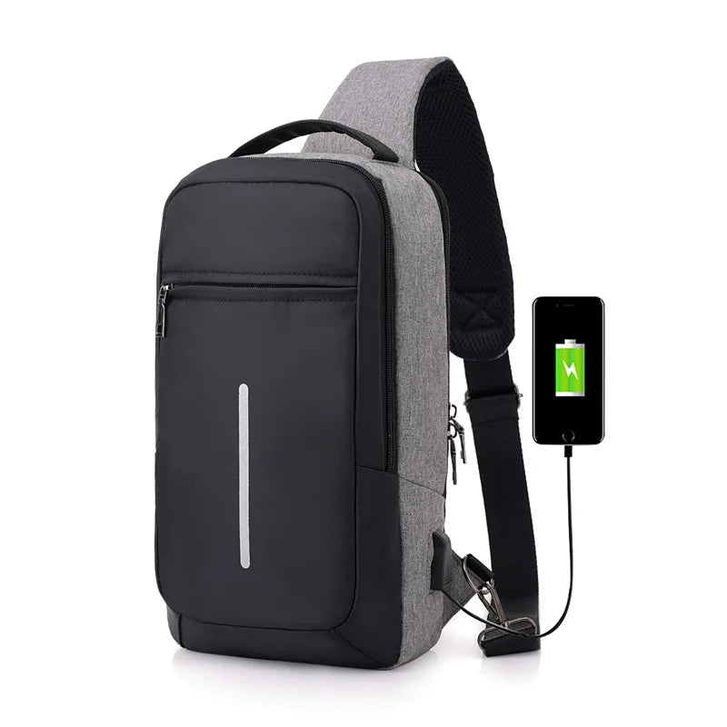 Famous Men Women Single Strap Chest Bag Shoulder Messenger Cross Body Bags