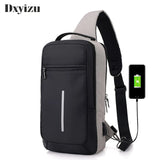 Famous Men Women Single Strap Chest Bag Shoulder Messenger Cross Body Bags