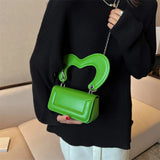 High Leather Mini Flap Chain Crossbody Bag