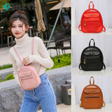 Famous Travel Backpack Ladies Shoulder Backpack Anti-theft High Pu Women