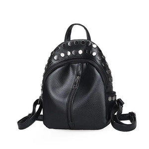 Women Leather Backpack Female Shoulder Bag High Travel Bag