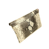 Famous Serpentine Pattern PU Leather Clutches Bag