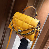 Women Shoulder Bag Messenger Leather Chain Flap Satchel Bag Ladies Handbag