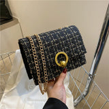 Famous and Vintage Chain Crossbody Bag