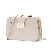 Three Pocket Women Anti-theft Crossbody Bag Pu Leather Shoulder Bag
