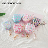 Flamingo Keychain Coin Purse Small Wallet Handbag Pendant Jewelry