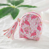 Flamingo Keychain Coin Purse Small Wallet Handbag Pendant Jewelry