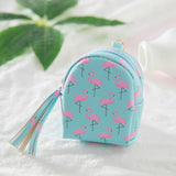 Flamingo Keychain Coin Purse Small Wallet Handbag Pendant Jewelry