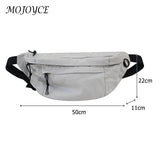Fanny Chest Pack Solid Hip Hop Crossbody Shoulder Bag Multifunction