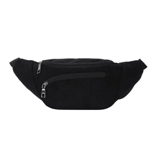 Corduroy Fanny Pack Zippered Waist Bag for Women