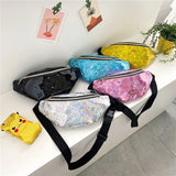 Crossbody Fanny Pack for Women Laser Waist Bag
