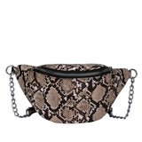 Leopard Crossbody Chest Pack Women Waist Bag