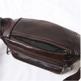 Leather Fanny Pack Waist Bag Crossbody Handbag