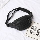Leather Fanny Pack Waist Bag Crossbody Handbag