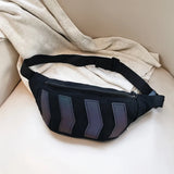 Reflective Waist Bag Pack for Women Men Sports Running Belt Pouch Crossbody