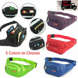 Nylon Waist Hip Belt Bag Pouch Street Sport Jogging Bum Pack