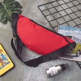 Unisex Hip Hop Style Nylon Chest Bag Waterproof Sports Shoulder