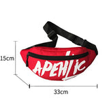 Unisex Hip Hop Style Nylon Chest Bag Waterproof Sports Shoulder
