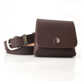 Punk Style Fanny Pack Women PU Leather Waist Bag Hip Purse