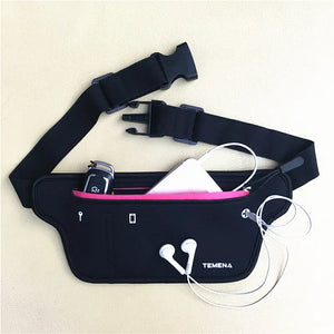 Colorful Unisex Waist Bag Zipper Pouch Waterproof Waist Pack