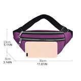 Fanny Pack Waist Bag Men Women Shoulder Purse Belt Bag for Travel Hiking