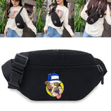 Dog Print Waist Bag Travel Purse Belt Bag