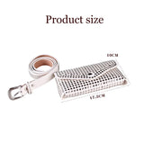 Rivet Punk Waist Bag Women Belt Pack Mini Bag Vintage Pu Leather Hip Pocket